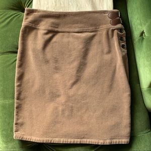 VGUC American Living corduroy pencil skirt in camel